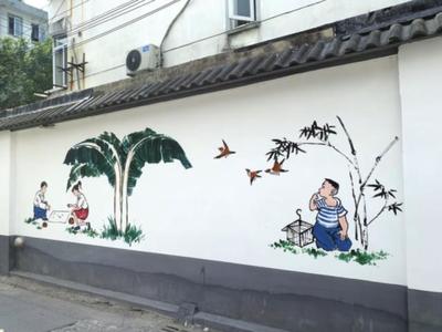 小巷記憶 手繪墻畫與地坪工程共筑蘇城街巷新景